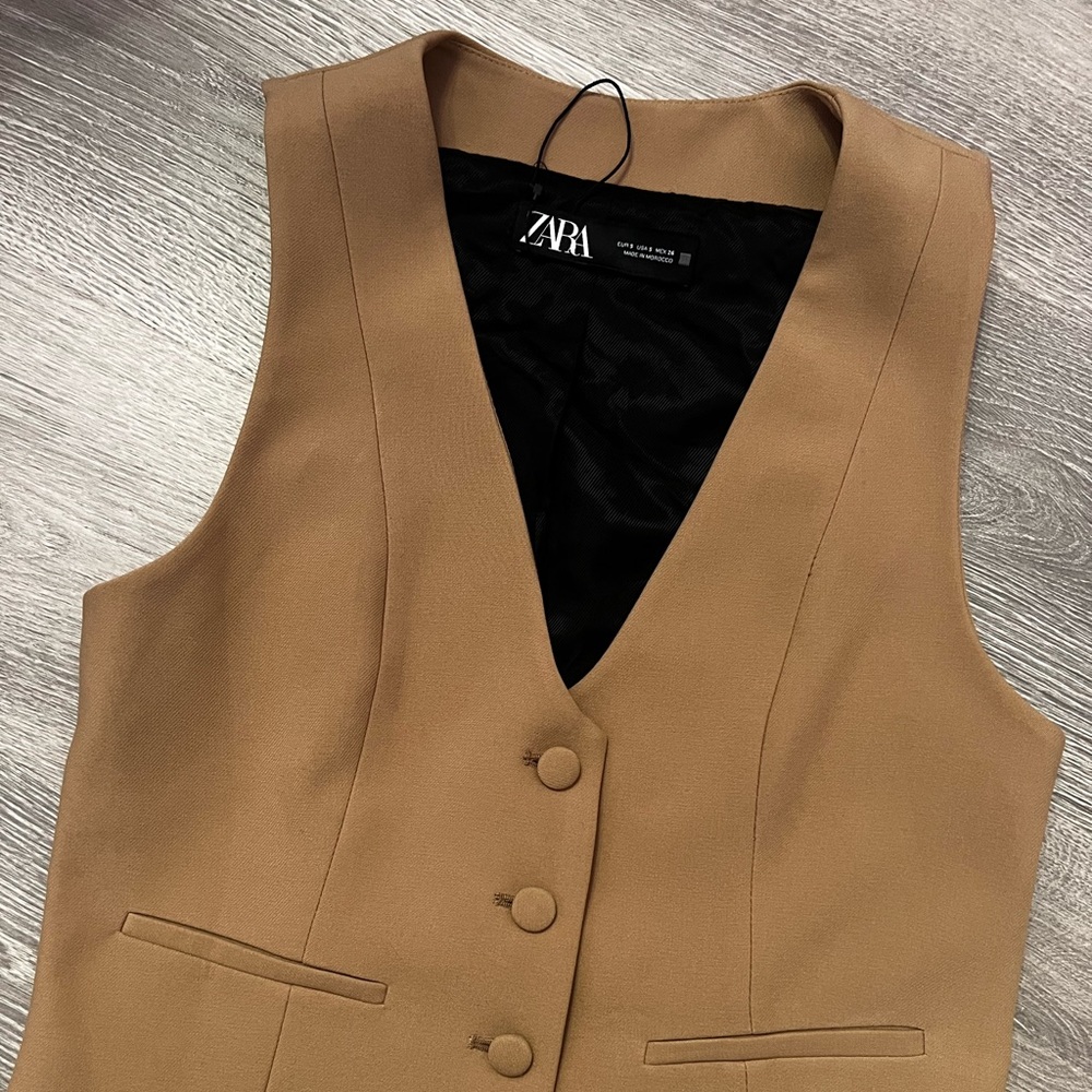 Zara beige vest Size Small